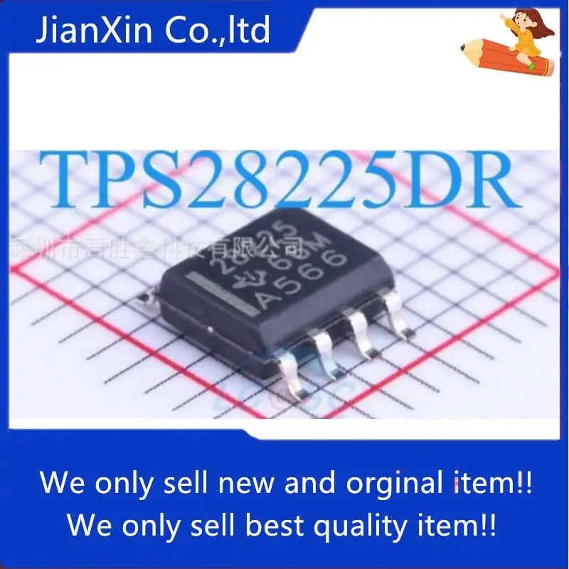 

10pcs 100% orginal new TPS28225DR TPS28225 28225 SMD SOP-8 TPS28225D Driver