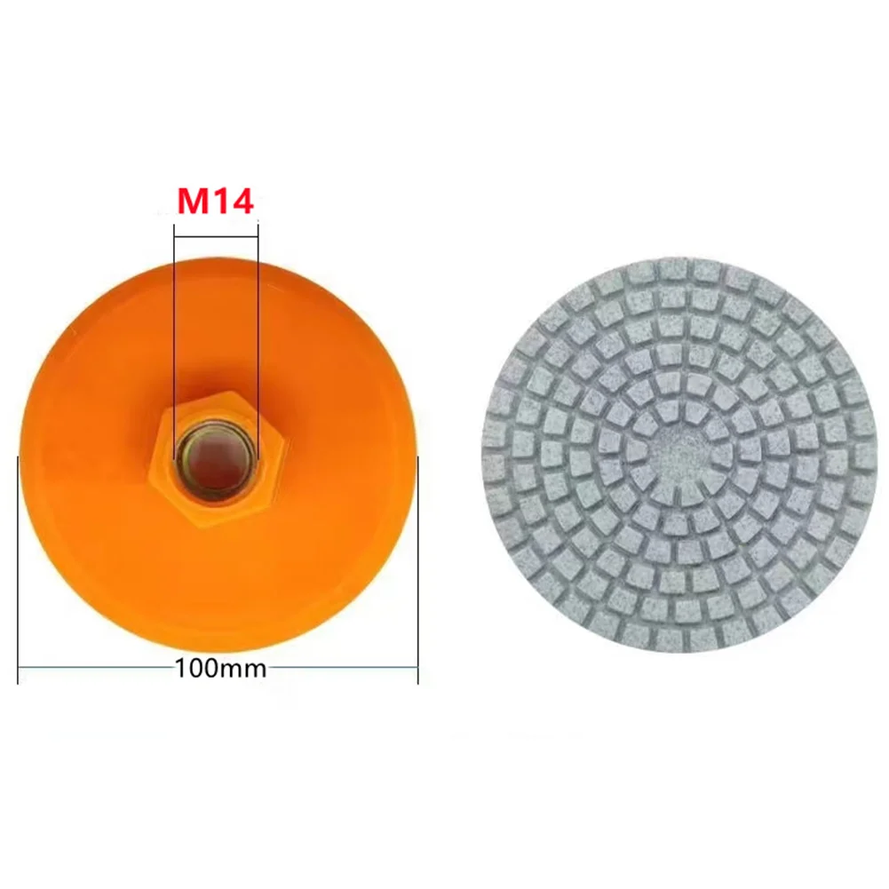 125 Type Ceramic Tile Edge Grinding Disc M14 Angle Grinder Dry Polishing Marble Porcelain Granite Chamfer Grinding Edge