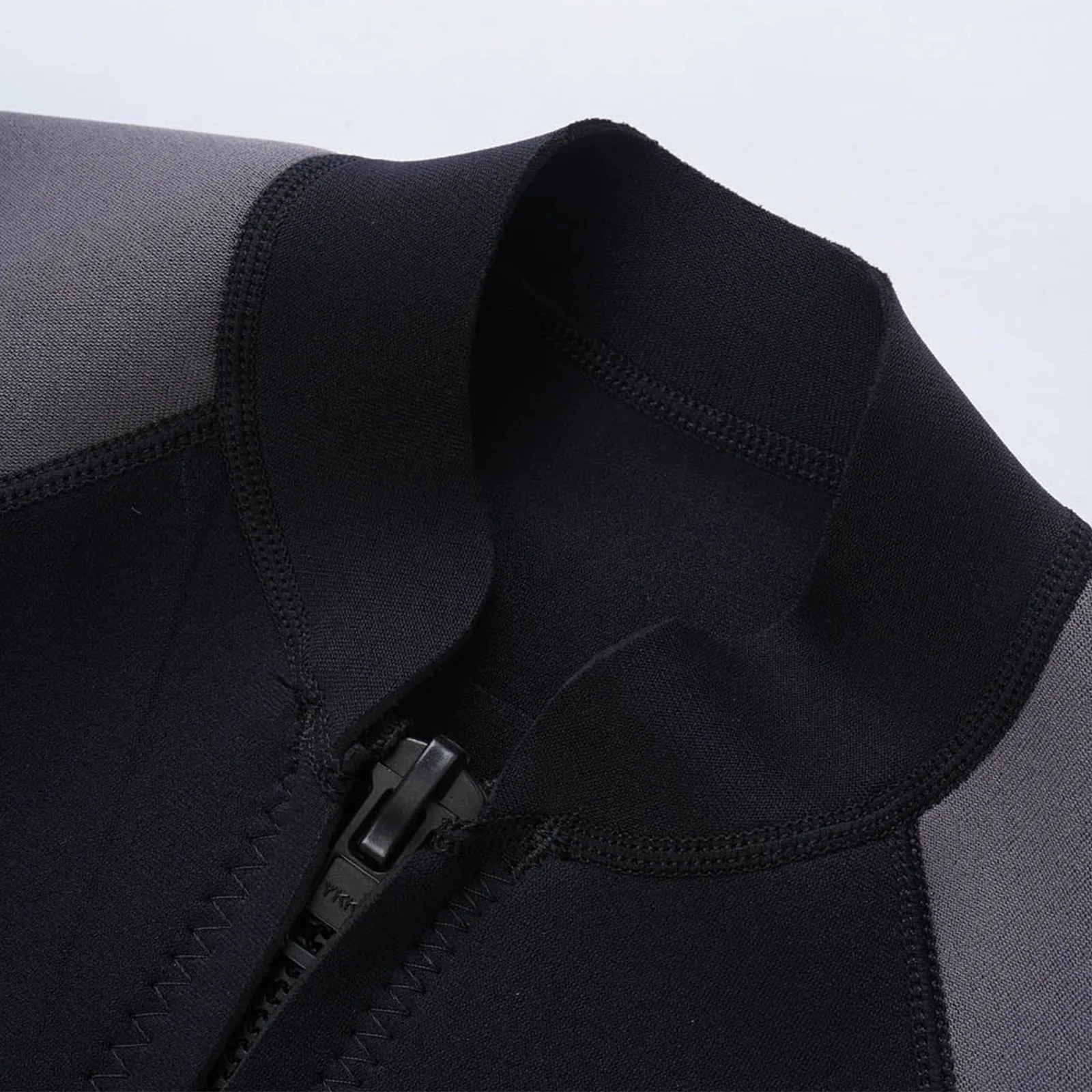 Men Wetsuit Top 2mm Neoprene Wetsuits Jacket Short Sleeves Zip Up Diving Suit for Swimming Snorkeling Scuba Diving Surfing Shirt