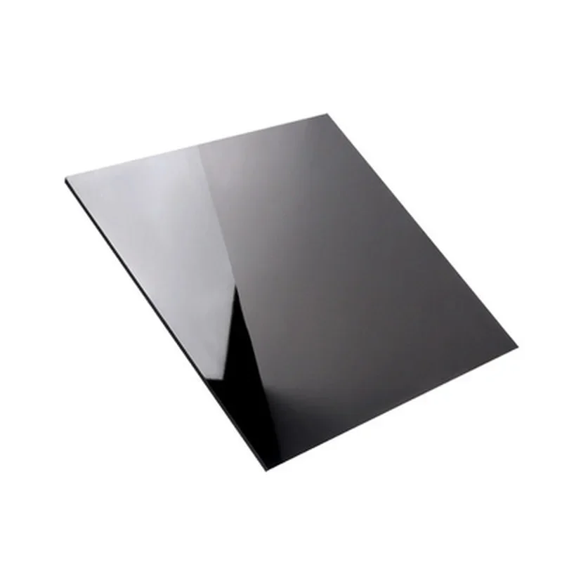 Acrylic Board 400mm*400mm Glossy Pure Black Plexiglass Plastic Sheet Organic Glass Polymethyl Methacrylate