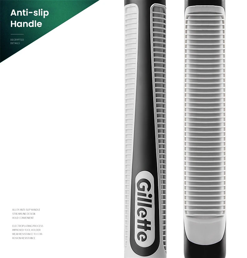 Gillette Vector 2 Rasierklingen-Nachfüllpackung 2-Schicht-Rasierklingen-Set – Detail 3
