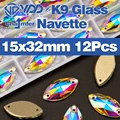 Navette15x32mm-12Pcs