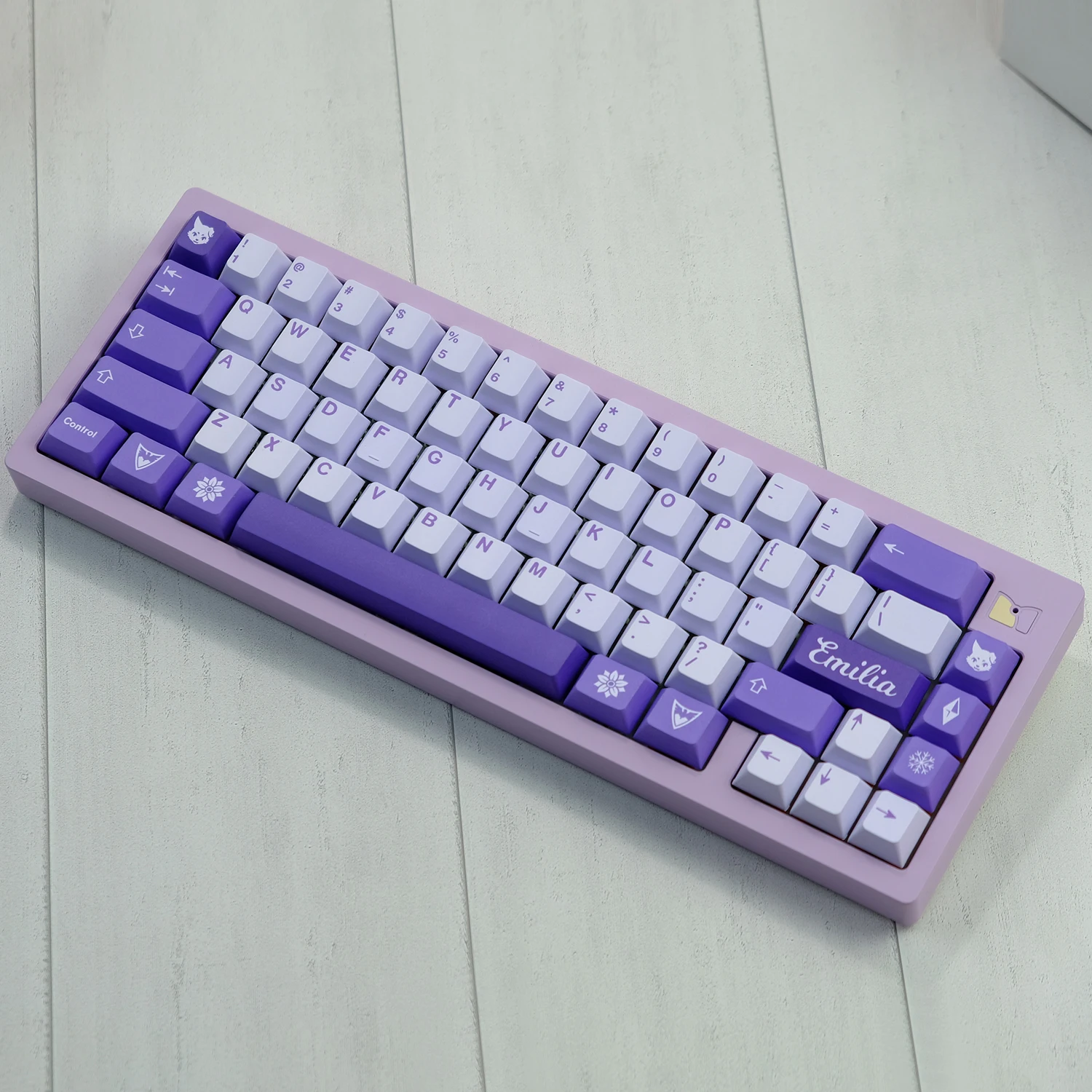 Gmk Frost Witch Keycaps Pbt Dye Subbed Perfil Cereja Keycap com Iso Enter 2.25u 2.75u 6.25u 7u Conjunto - Imagem 5