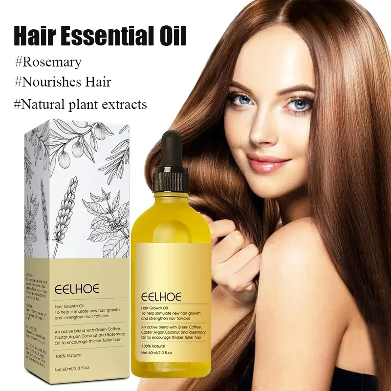 60ml Rosemary Dense Hair Essential Oil Veganic Lavender Repair Hairs Damage Prevent Hair Loss Smooth Hairs Nourish Care Oil hair oil hair essence oil