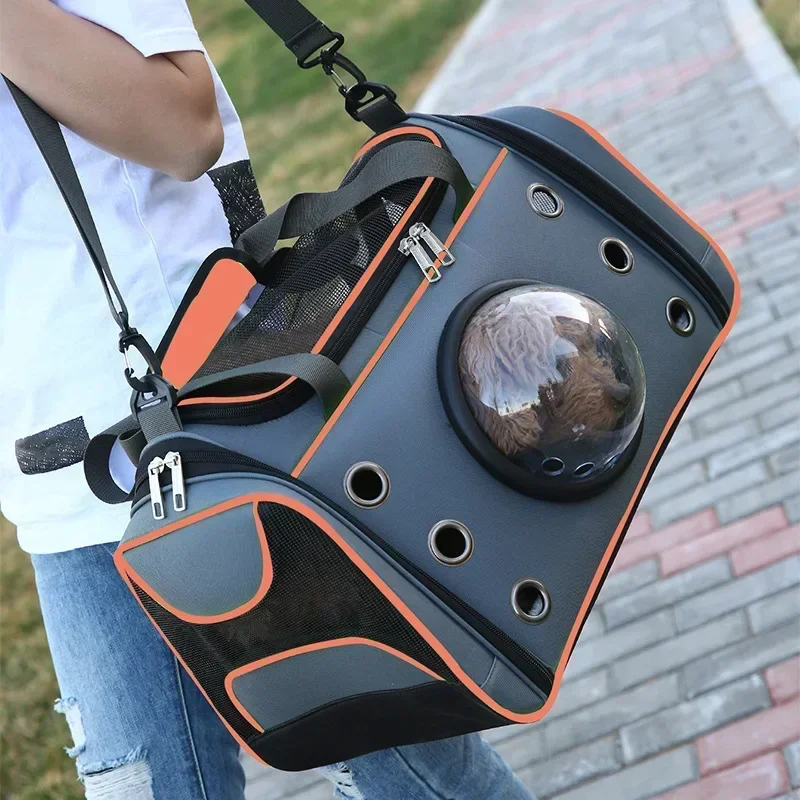 Dog Carrier Bag Pet Outing Portable Cat Dogs Handbag Crossbody Bag Breathable Large Capacity Cats Small Pet Dogs Slings Backpack pet carrier bag pet bag