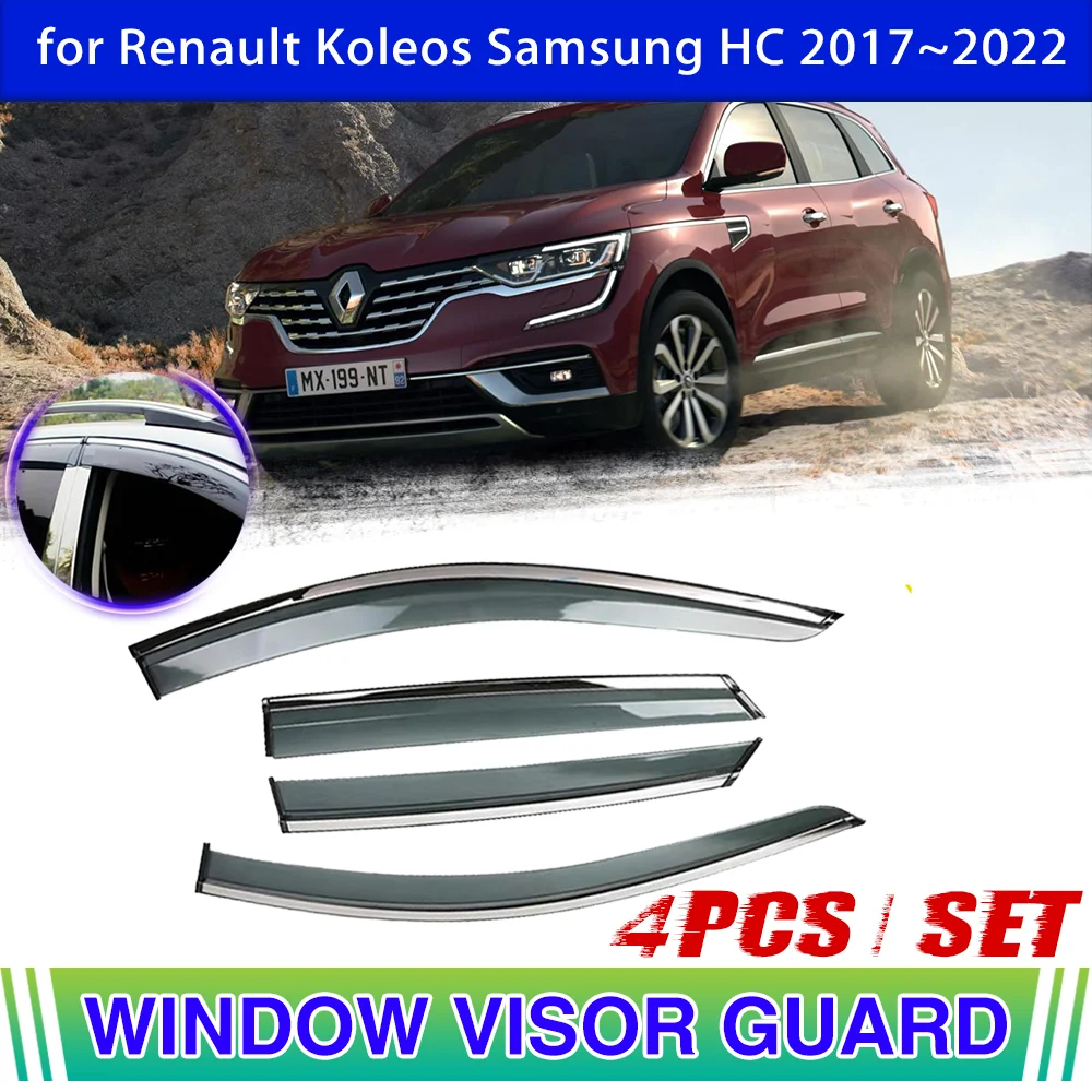 Window Visor for Renault Koleos Samsung QM6 HC 20172022 Vent Awning