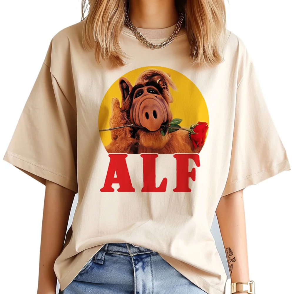 

Alf t-shirts women Y2K graphic t shirt girl y2k 2000s streetwear clothes