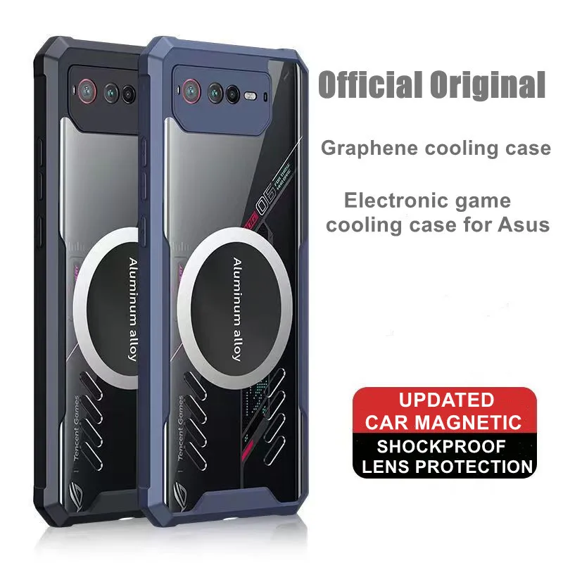 

Cooling Phone Case for ASUS ROG Phone 6 Pro Graphene Aluminum Alloy Game Heat Dissipation Rugged Cover for ROG Phone 6 Fundas