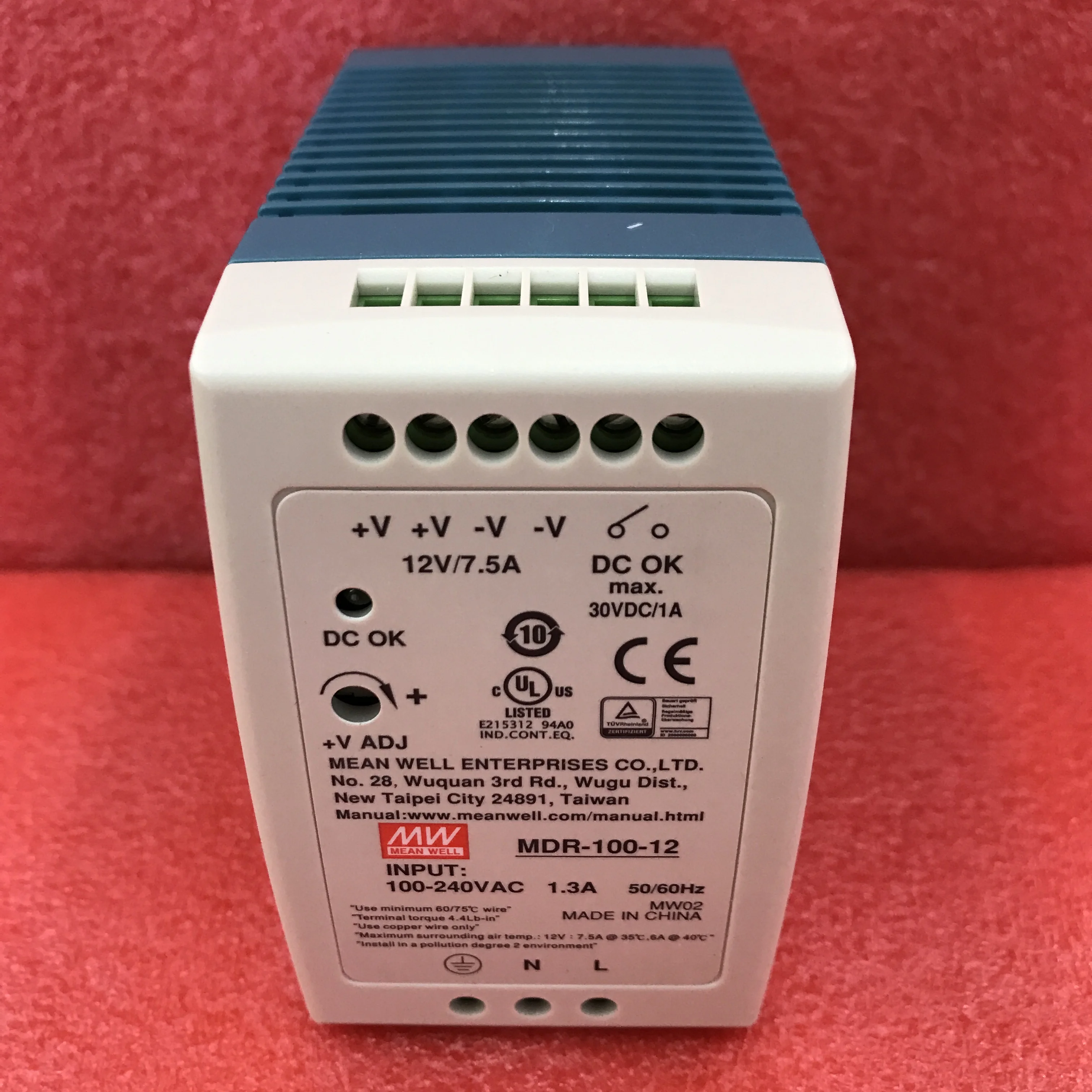 Original-MEAN-WELL-MDR-100-24-MDR-100-12-MDR-100-48-Rail-type-100W ...