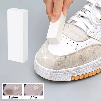 Suede & Sneaker Shoes Cleaning Eraser Matte Leather Shoes Care Whitening Velvet Leather Revitalizer & Stain Remover Tool