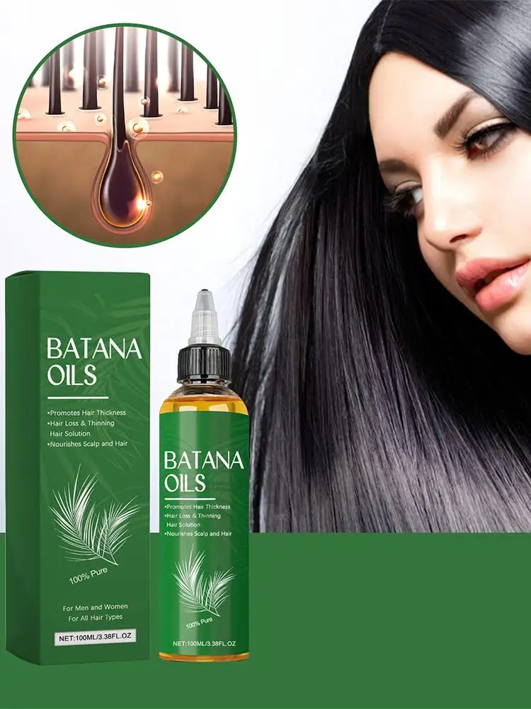 100ml Batana Hair Growth Oil Nourishing Hair Batana Care Oil African Fast Hair Growth Batana Hair Oil Thick Hair Essentiall Oil