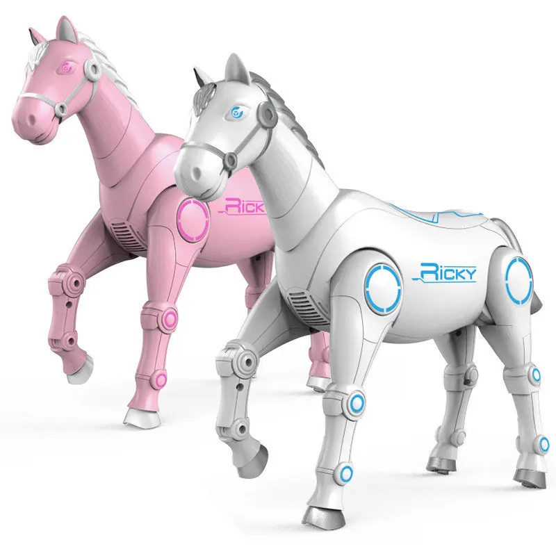 RC Smart Robot Horse Interactive Remote Control Animal Intelligent Dialogue Sing Dance Pet Electronic Music Toys 2