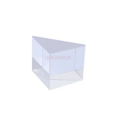 Physics teaching Right Angle Prism Triangular Prism Optical Glass 10mm High Precision Instrument Uncoated Standard Accuracy
