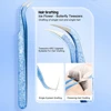 2023 Eyelash Tweezers Ice Flower Anti-static 3D Accurate Professional Eyebrows Lash Extension Supplies Makeup Tools 100% Closure 4