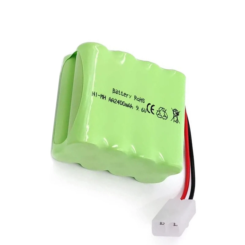 High Capacity 9.6V NiMH AA 2400mAh Rechargeable Battery with Tamiya Plug Suit for all kinds of RC Car, RC Battle Tank, RC Boat
