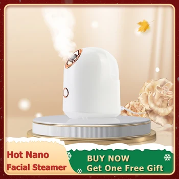Vaporizador Facial caliente Nano Mister, pulverizador Facial hidratante, humidificador de invierno para el cuidado de la piel, nebulizador Facial Nano iónico para Spa 1