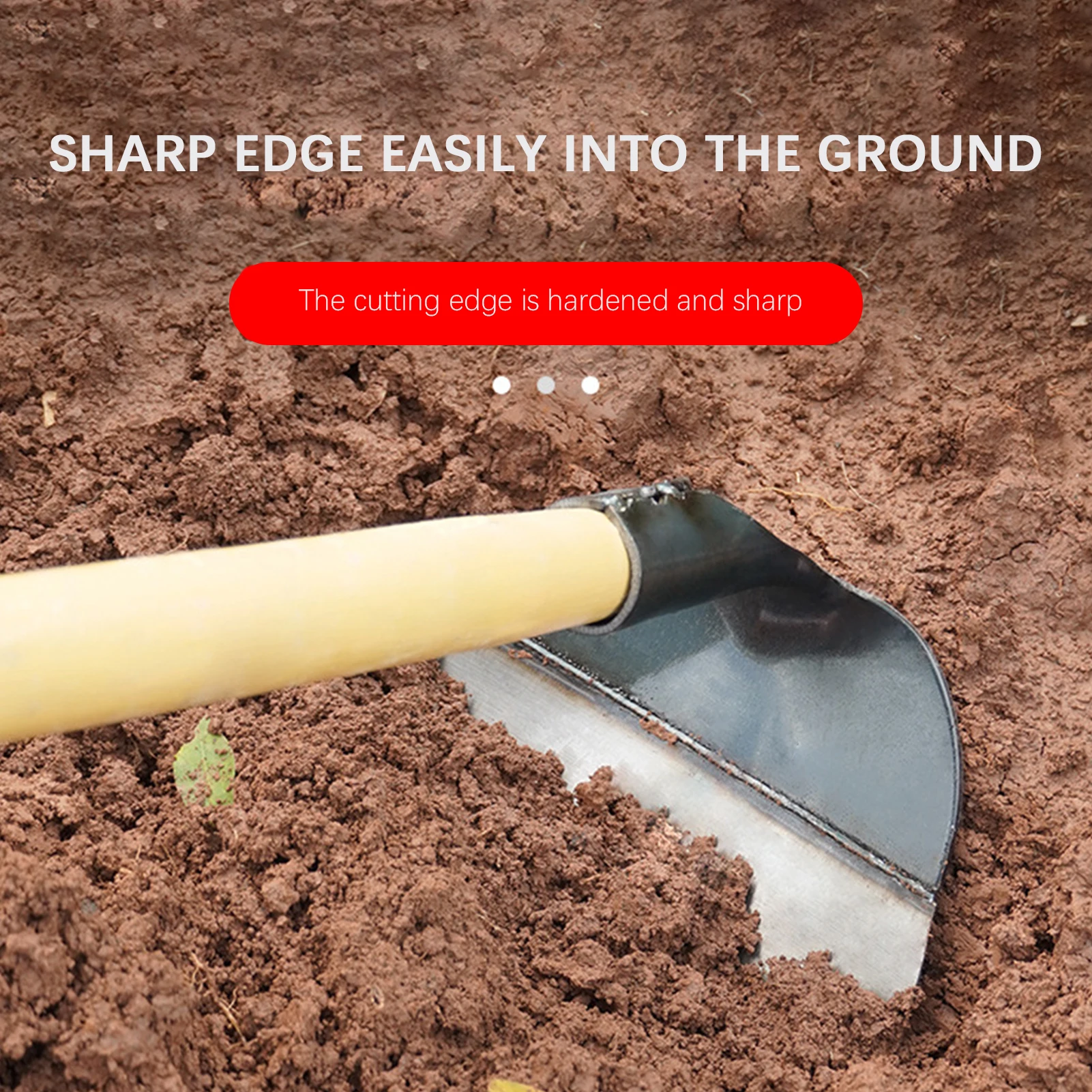 Farm Hoe Agricultural Weeding Hoe Planting Vegetable Gardening Loosening Soil Weeding Tools For Agriculture Tilling 4