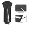 210D Oxford Cloth Waterproof Air Heater Cover Fan-shaped Heater Cover Black Umbrella Shaped Garden Courtyard Dust Patio Cover 3