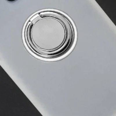 Universal Silicone Phone Case with Back Ring Holder and Bracket Cover