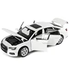 1/32 Audi A6 Quattro Toy Car Model JKM Diecast Alloy Miniature Sound & Light Free Wheels Collection Gift For Children Boys Kid 5