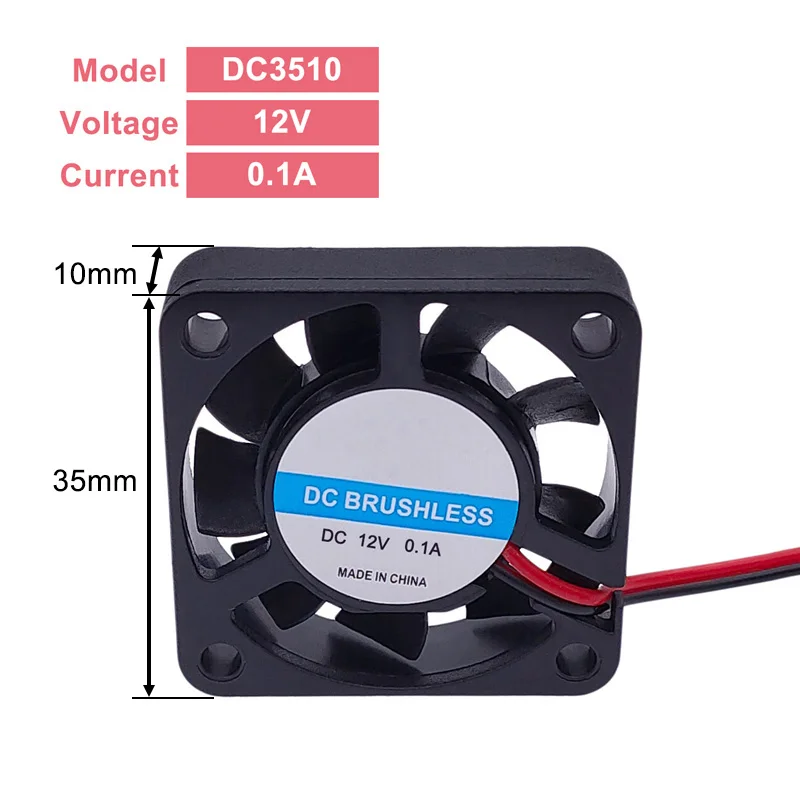 Enhanced Industrial DC Brushless Cooling Fan - Two-Line Sleeve Bearing - Multi-Voltage Options