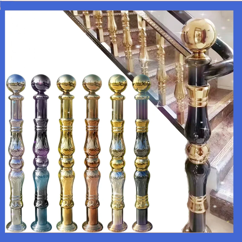304 stainless steel starting column stair column handrail stair balcony railing accessories-European home hardware