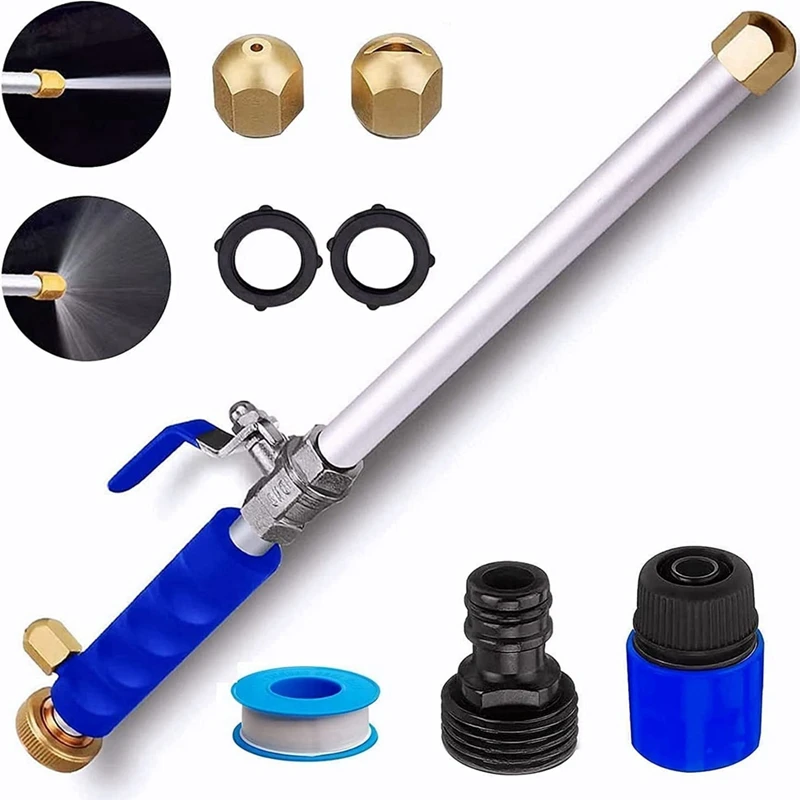 

8-Piece Set High-Pressure Car Wash Water Gun Household Garden Cleaning Tool Easy To Use