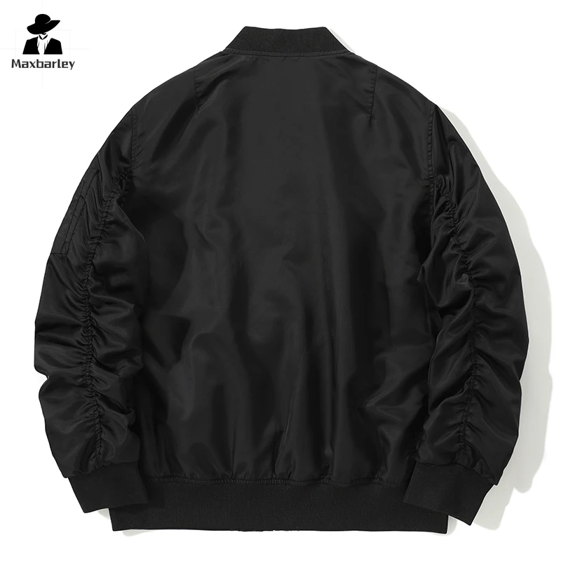 Outdoor Boxing Jacket Man Streetwear Baseball Uniform Style Fashion Coat 2024 Spring Windbreak Plus Size Climbing Cargo Jacket