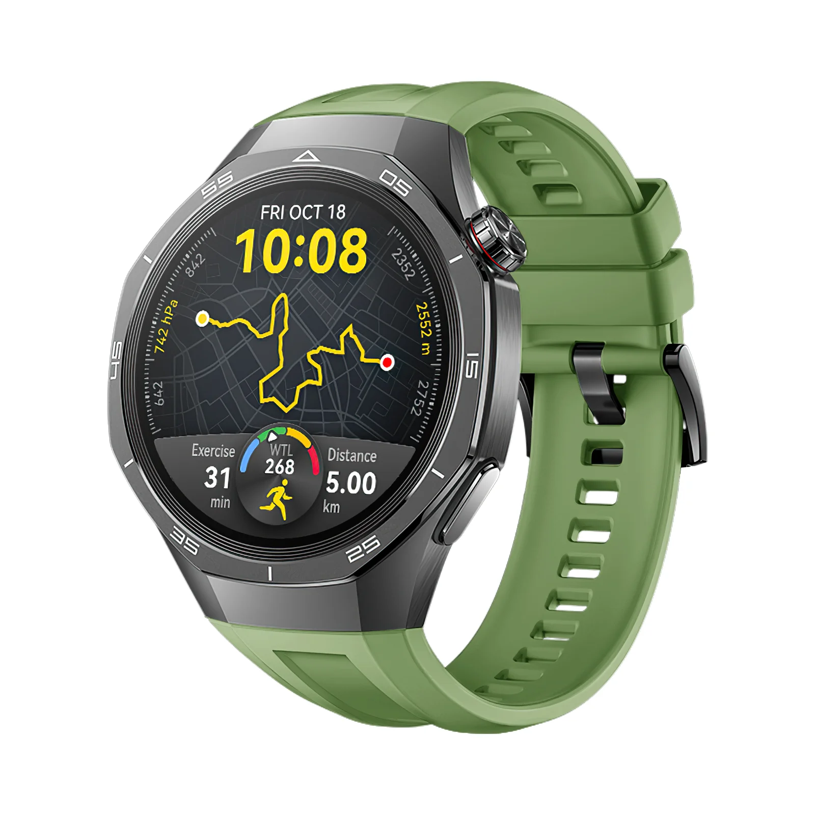 Enhanced Silicone Sport Strap for 46mm Smartwatch – Premium Accessory Bracelet for Active Lifestyles
