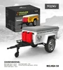 Hg 4runner 1:18 High Simulation Electric Model 2.4g Static Ornaments Lighting Smoke Sound Effect Four-wheel Drive Rc 6
