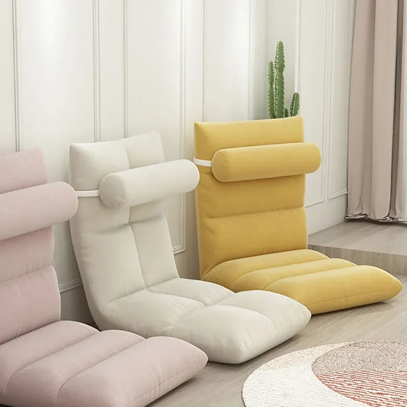 Folding-bed Single Sofa Lounge Chair Living Room Chairs Tumbonas Lazy Armchair Solid Wood Sofa Rocking Chair Camping Relaxing sofa chair