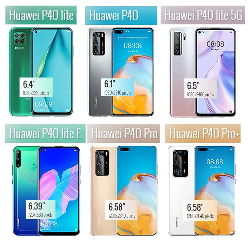 Huawei P40 Pro Lamina Para Pantalla Completa