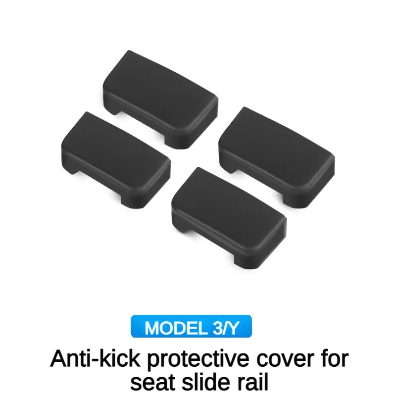 

For 2021-2023 Tesla Model 3 Model Y Seat Rail Anti Kick Pulley Protection Cover Interior Modification Accessories Model 3/Y