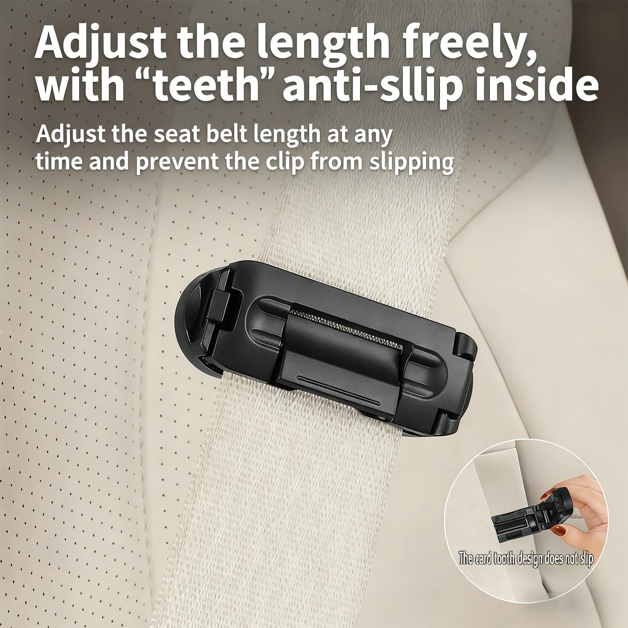 Car Seat Belt Retention Clips Car Safety Seat Belts Holder Safety Belt Clips Slip-Resistant Buckle Clamp Fixing Clip Seat Belt Clip Car Seat Belt Accessory