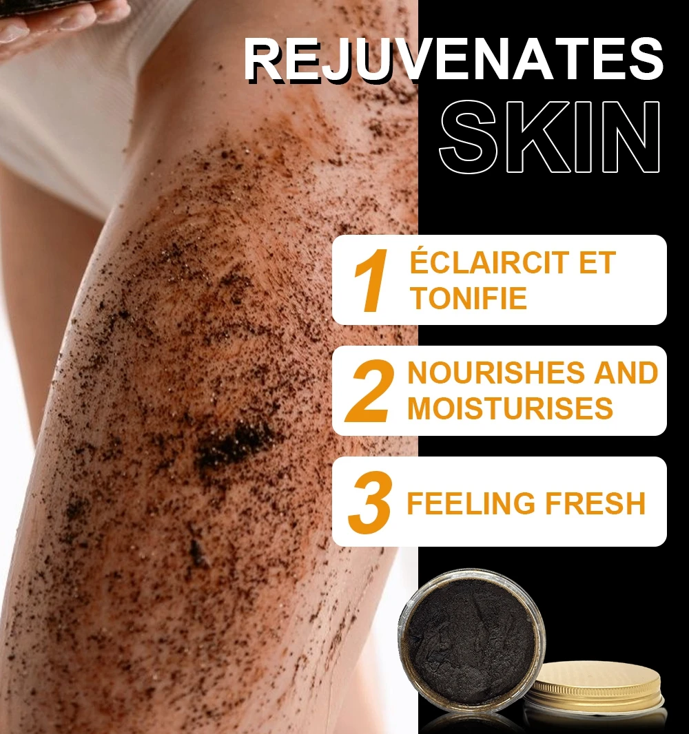 Gluta Master Black Sugar Face Exfoliator Scrub Skin and Pores Cleansing Skin Care Smoothing Moisturising Natural Scrub 3