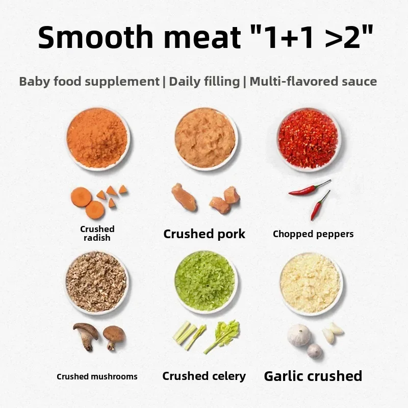 Mixing Machine Small Household Dough Kneading Machine 5 Liters Capacity Multifunctional Meat Grinder Automatic Cooking Machine 3