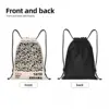 Custom Yayoi Kusama Japanese Exhibition Drawstring Bags for Training Yoga Backpacks Women Men Sports Gym Sackpack 2