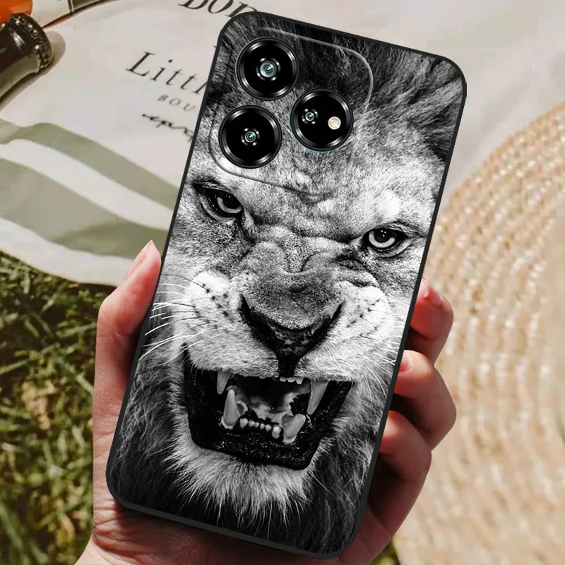 Luxury Painted Silicon Phone Back Cover - Protective Shell Design
