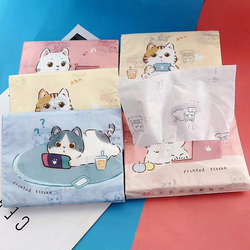 Paper Towel 40 Sheets/pack Disposable Face Towel Tissue