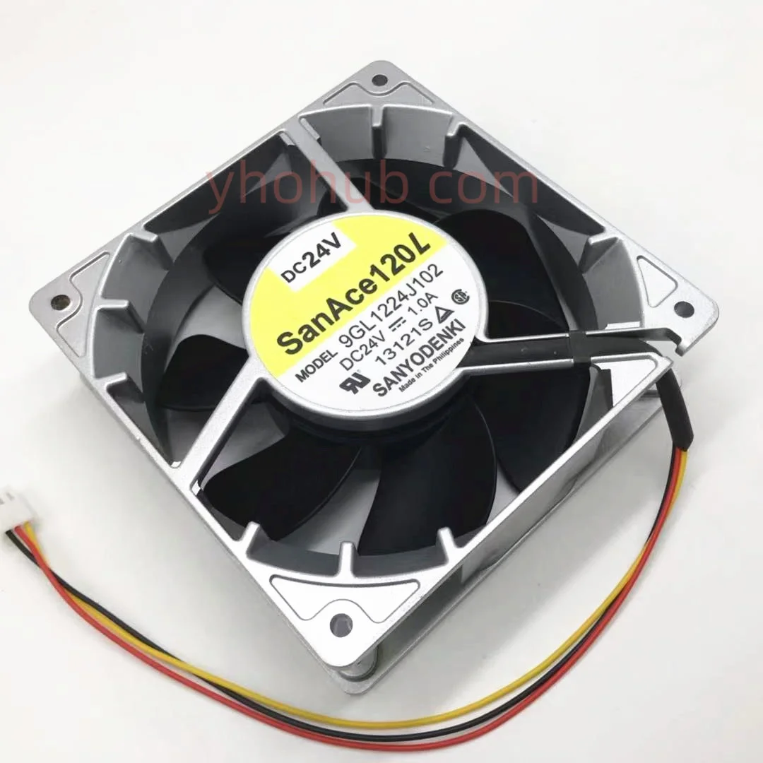 Sanyo denki-ventilador refrigerador de servidor dc 24v, 120x120x38mm