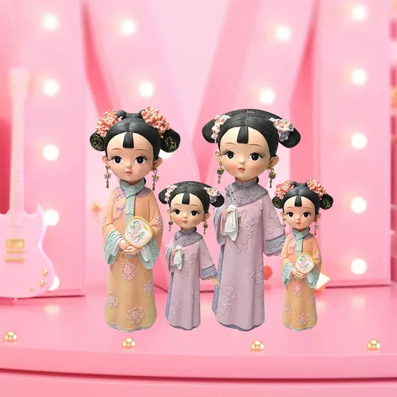 Chinese Style Palace Princess Doll, Handmade Court, Retro Doll Decorations, Chinese Exquisite Gifts