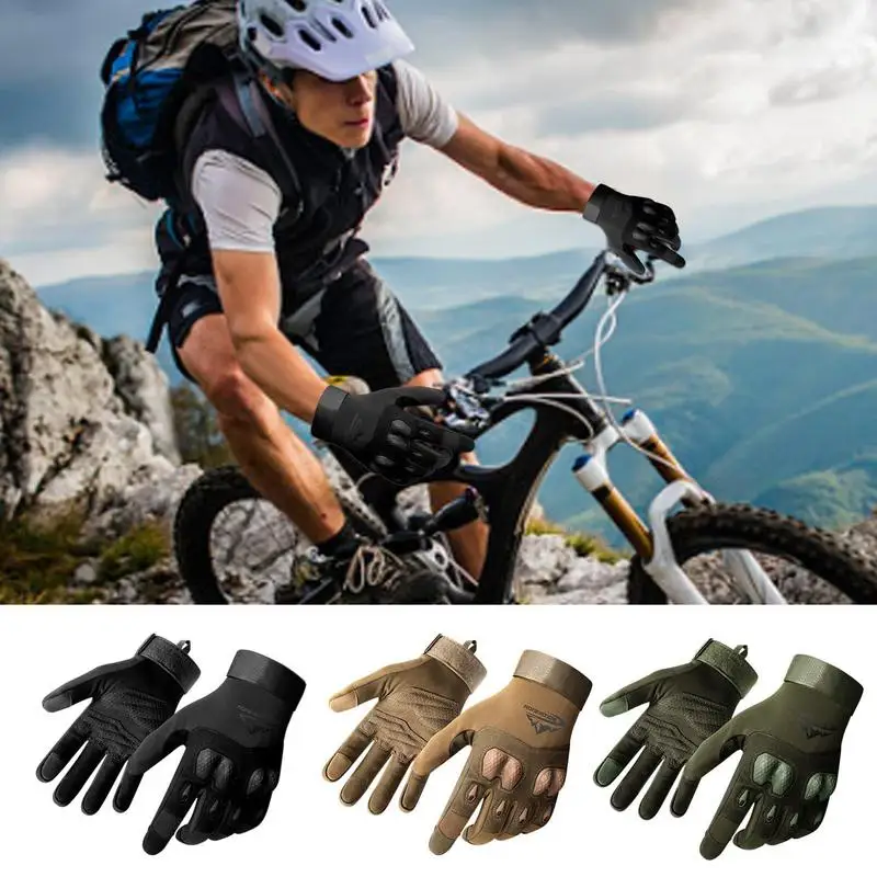

Touchscreen Motorcycle Gloves For Men Outdoor Military Training Army Sport Climbing Shooting Hunting Riding Ski Full Finger