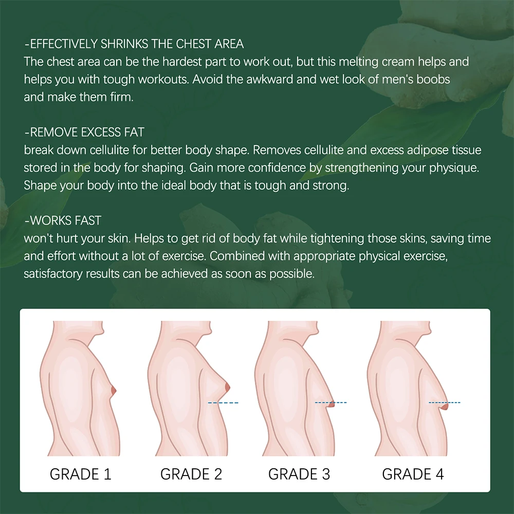 Breast enlargement cream Man chest firming oil 30ml Breast firming Massage cream Chest massage care Get rid of Excess fat Exercise chest muscles Firming