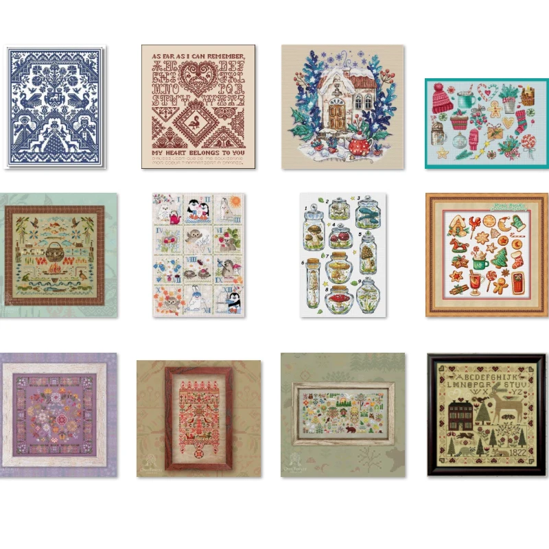 Kit Canevas Au Demi Point De Croix Le Cheval Blanc 20x25 Cod.325