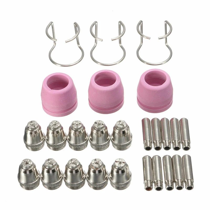 

Essential Metal And Porcelain Plasma Cutter Torch Consumables LTP5000D LTPDC2000 LTPAC2500 Accessory 26pcs/Set