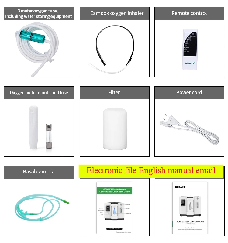 Dedakj DE-1A 1l-7l酸素発生器,空気清浄機,110v/220v - AliExpress