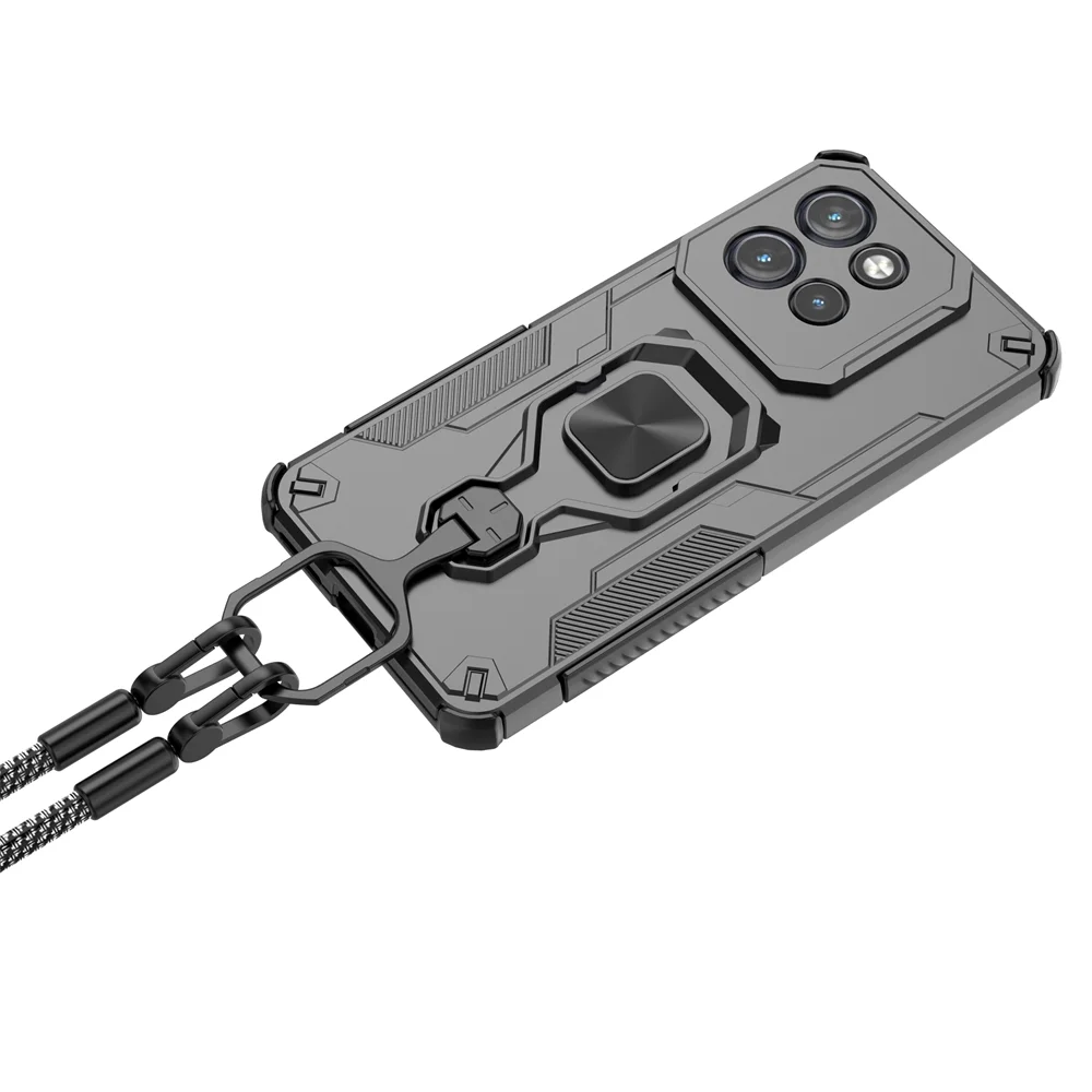 Rugged Armor Heavy Duty Hard Case with Metal Kickstand - Durable Protection and Functionality