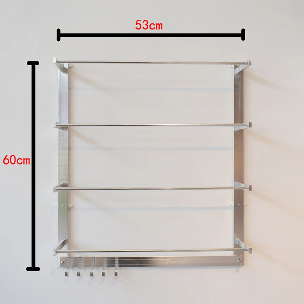 Wire Spool Rack Wall Mounted Cable Reels Storage Holder Dispenser Removable  Rod