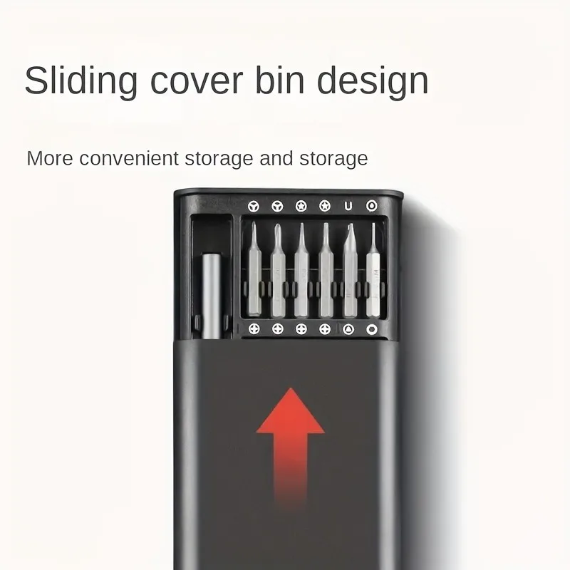 24개 세트 정밀 드라이버, 가정용 수리 도구, 휴대폰, 가정용 컴퓨터 분해에 적합, 십자형