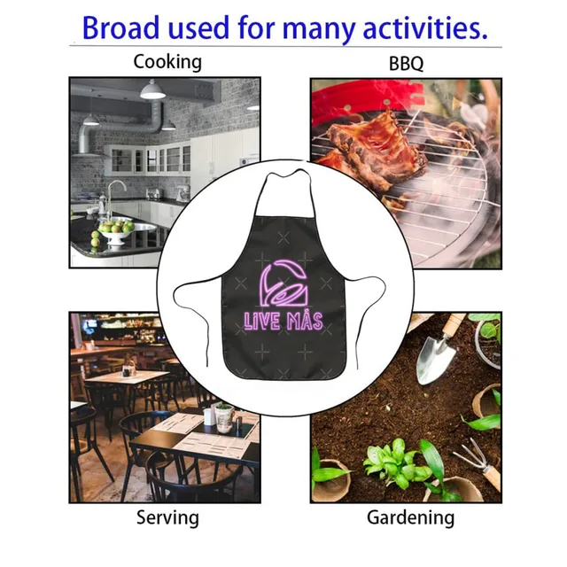 주방에서 스타일과 편안함을 더하는 NEON LIVE MASS 앞치마